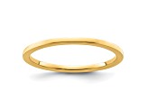 14K Yellow Gold 1.2mm Flat Stackable Expressions Band