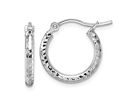 Co. Round Tube Hoop Earrings in Gold Over Silver Co. Round Tube Hoop Earrings in Gold Over Silver