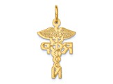 14k Yellow Gold Registered Nurse Practitioner Pendant