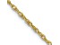 10k Yellow Gold 1.3mm Heavy-Baby Rope 16 Inch Chain