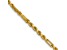 14k Yellow Gold Solid 2.75mm Diamond-Cut Milano Rope 16 Inch Chain