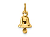 14k Yellow Gold Wedding Bell Charm Pendant