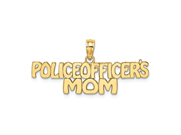 Picture of 14k Yellow Gold Police Officer's Mom pendant