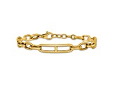 14K Yellow Gold Fancy Link Bracelet