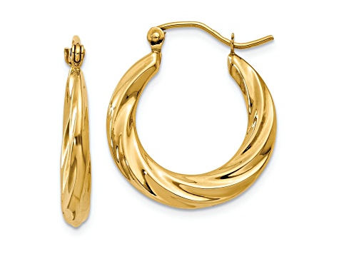 14k Yellow Gold 1/2