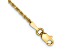 10k Yellow Gold 1.5mm Diamond-Cut Rope Link Bracelet