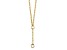 14K Yellow Gold Paperclip Link Y-drop 20-inch Lariat Necklace