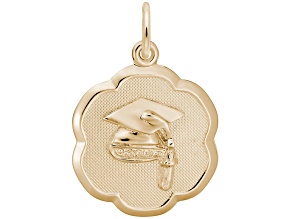 14K Yellow Gold Graduation Charm