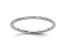 Rhodium over 10K White Gold 1.2mm Milgrain Stackable Expressions Band