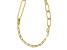 14K Yellow Gold Round and Oval Link 24-inch Necklace