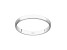 2mm Lightweight Ladies Wedding Band in 10K White Gold