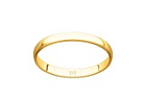 2mm Lightweight Ladies Wedding Band in 10K Yellow Gold