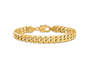 14k Yellow Gold 9.3mm Miami Cuban Link Bracelet, 8 Inches