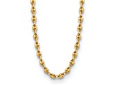 14K Yellow Gold 5mm Anchor Link 18-inch Necklace
