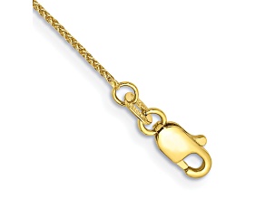 10k Yellow Gold Spiga Link Anklet