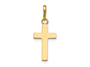 14k Yellow Gold Children's Cross Pendant