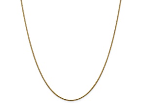 14K Yellow Gold 1.1mm Round Snake Chain Necklace