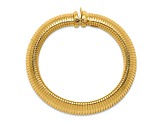 14K Yellow Gold 14.7mm 7.25 inch Omega Bracelet