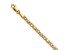 14K Yellow Gold and Rose Rhodium X's and Hearts 5.5-inch Child's Bracelet