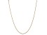 14k Yellow Gold 0.7mm Solid Rope 22 Inch Chain