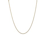 14k Yellow Gold 0.7mm Solid Rope 22 Inch Chain