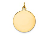 14k Yellow Gold Satin Saint Peter Medal Charm