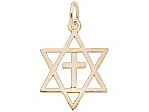 14K Yellow Gold Interfaith Symbol Charm