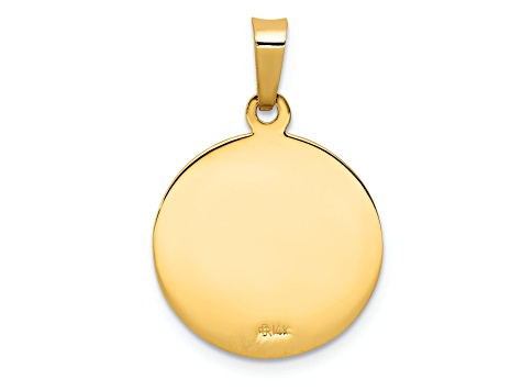 14K Yellow Gold Saint Anthony Medal Charm - 13Y3MA | JTV.com