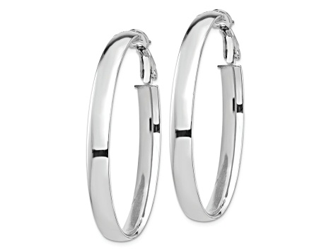 Rhodium Over 14k White Gold 1 3/4