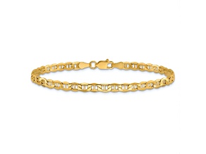 10k Yellow Gold 3.2mm Mariner Link Bracelet