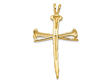 Gold Cross Charm 