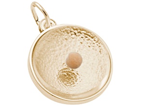 14K Yellow Gold Mustard Seed Charm