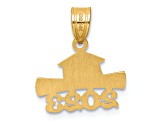 14K Yellow Gold 2023 Graduation Cap and Diploma Charm