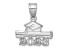 Rhodium Over 14K White Gold 2023 Graduation Cap and Diploma Charm