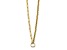 14K Yellow Gold Rolo and Paperclip Link 16-inch Lariat Necklace