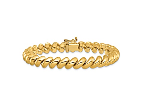 7 inch gold chain bracelet top