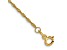 14k Yellow Gold 1.10mm Children's Singapore Link Bracelet