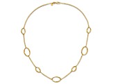 14K Yellow Gold Polished Oval Link 20-inch Necklace