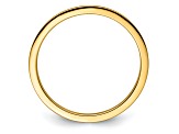 10K Yellow Gold 1.2mm Flat Stackable Expressions Band