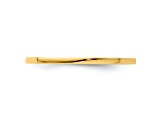 10K Yellow Gold 1.2mm Flat Stackable Expressions Band