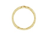 14K Yellow Gold Chain Link Ring