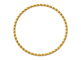 10k Yellow Gold 2.5mm Twisted Slip-on Bangle