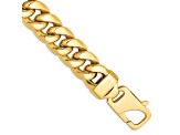 14k Yellow Gold 15mm Miami Cuban Link Bracelet, 9 Inches