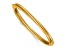 14K Yellow Gold Polished 3 Intertwined Slip-on Bangle