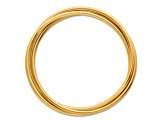 14K Yellow Gold Polished 3 Intertwined Slip-on Bangle