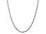 14K White Gold 3mm Flat Figaro Chain Necklace