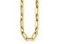 14K Yellow Gold Fancy Oval link 20-inch Necklace