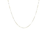 10K Yellow Gold Fine Box 18 Inch Chain Necklace