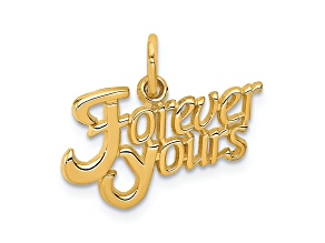 14k Yellow Gold Forever Yours pendant