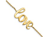 10k Yellow Gold Polished LOVE Bracelet